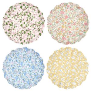 Meri Meri X Liberty Floral Melamine Large Plate. Set of 4
