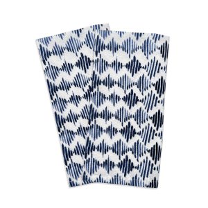 Blue Bay Diamond Dinner Napkin. Set of 2