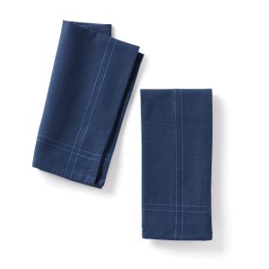 Essentials Navy Dinner Napkins. Set of 2