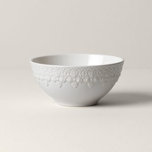 Chelse Muse Fleur White All-Purpose Bowl