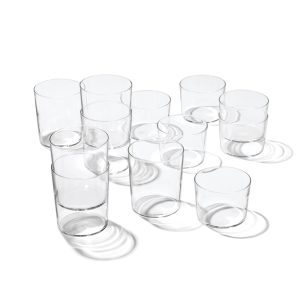Stackables Clear Short & Tall Glasses 12-Piece Set