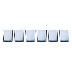 Stackables Blue Tall Drinkware. Set of 6