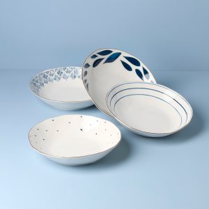 Blue Bay Dinner Bowls. Set of 4
