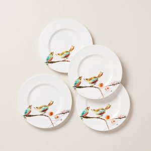 Chirp Salad Plates. Set of 4