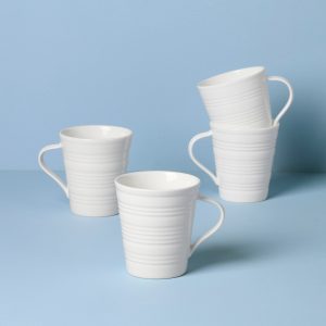 Tin Can Alley Mugs. Set of 4