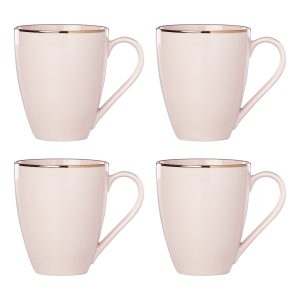 Trianna Blush Mugs. Set of 4