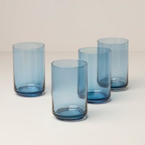 Tuscany Classics Stackable Blue Coolers. Set of 4