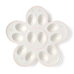 Bunny Hop Easter Egg Platter