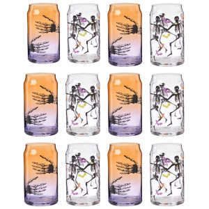 Halloween Can Cooler Glasses. Set of 12