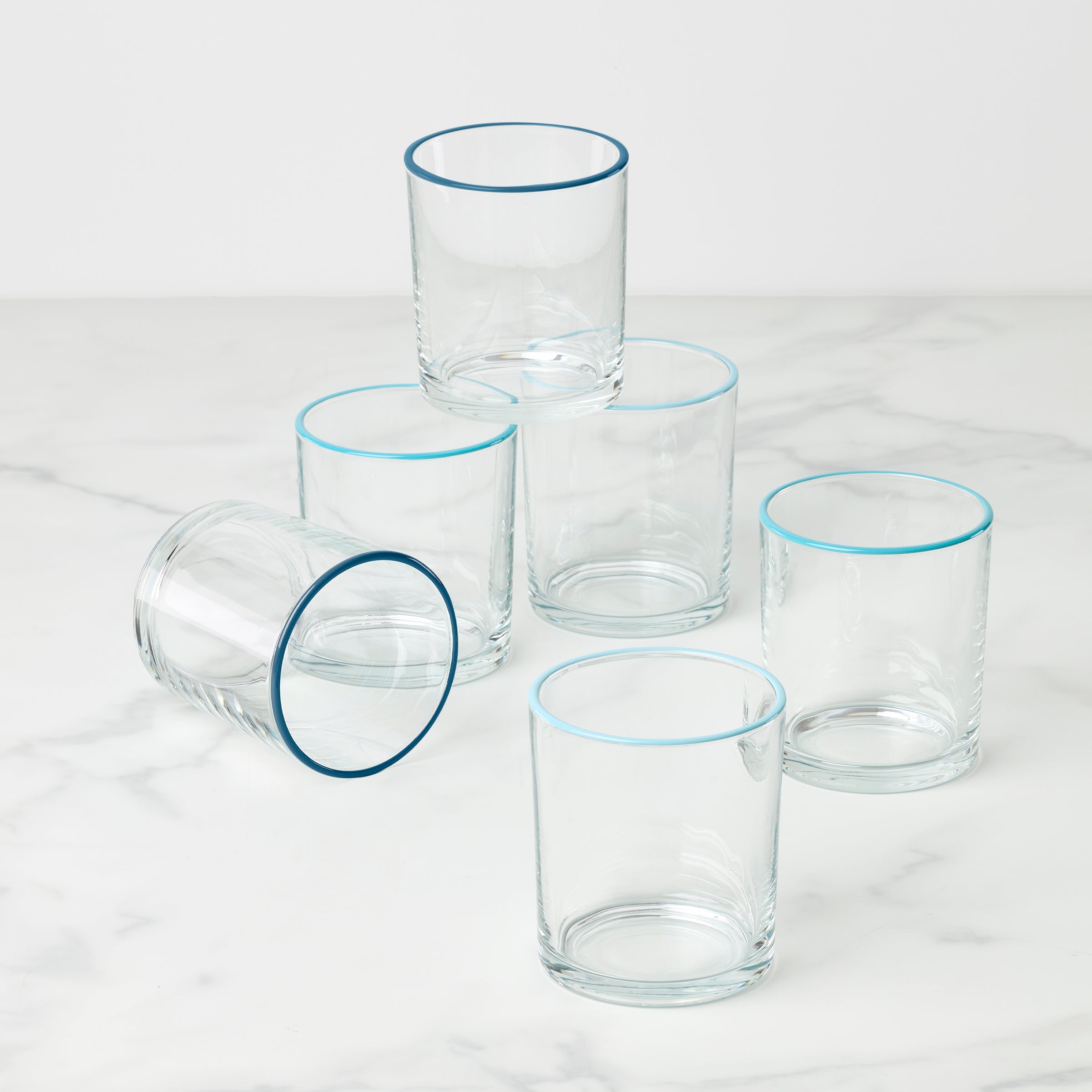 24 Seven Turquoise 6-Piece Medium Tumbler Set