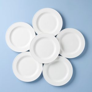 Studio 1414 Rimmed Dinner Plates. Set of 6