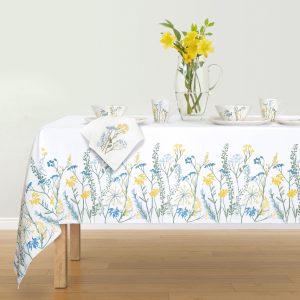 Wildflowers Border 60x84 Tablecloth