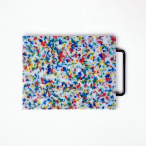 Large Multicolor Confetti Cutting Board