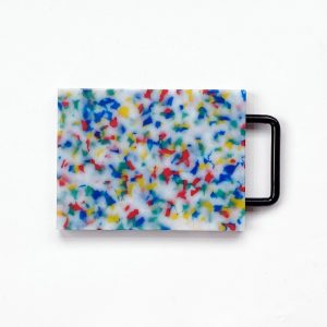 Small Multicolor Confetti Cutting Board