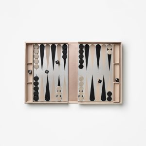 The Art Of Backgammon Mirror Board Game