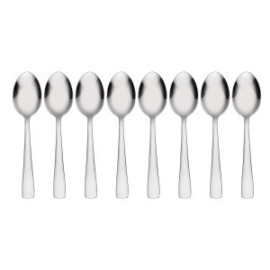 Zinc Teaspoons. Set of 8