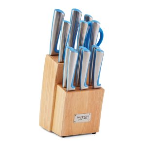 Orion Blue 14-Piece Cutlery Block Set