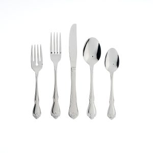True Rose 20-Piece Everyday Flatware Set. Service For 4
