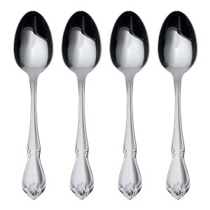 True Rose Everyday Flatware Teaspoons. Set Of 4