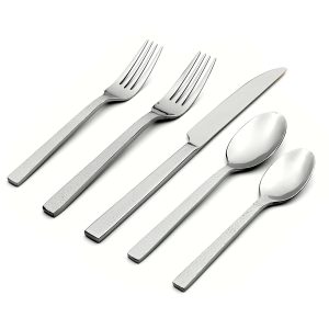 Chefs Table Hammered 45-Piece Flatware Set